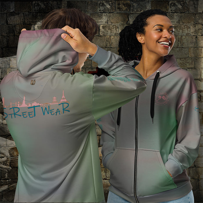 Sweat à Capuche zipper « streetwear RV »