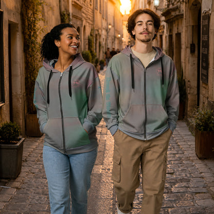 Sweat à Capuche zipper « streetwear RV » jomélo