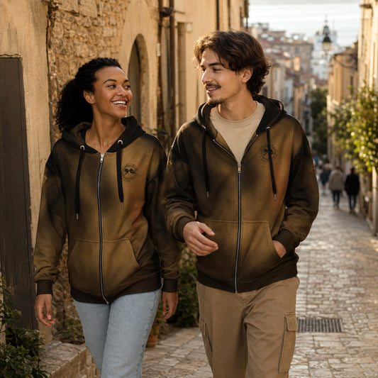 Sweat a Capuche Zippe Streetwear MN jomélo