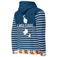 Sweat à capuche "St Pierre et Miquelon Blue"