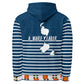 Sweat à capuche "St Pierre et Miquelon Blue" jomélo