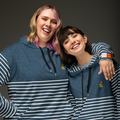 Sweat à capuche unisexe "St Pierre et Miquelon Blue"