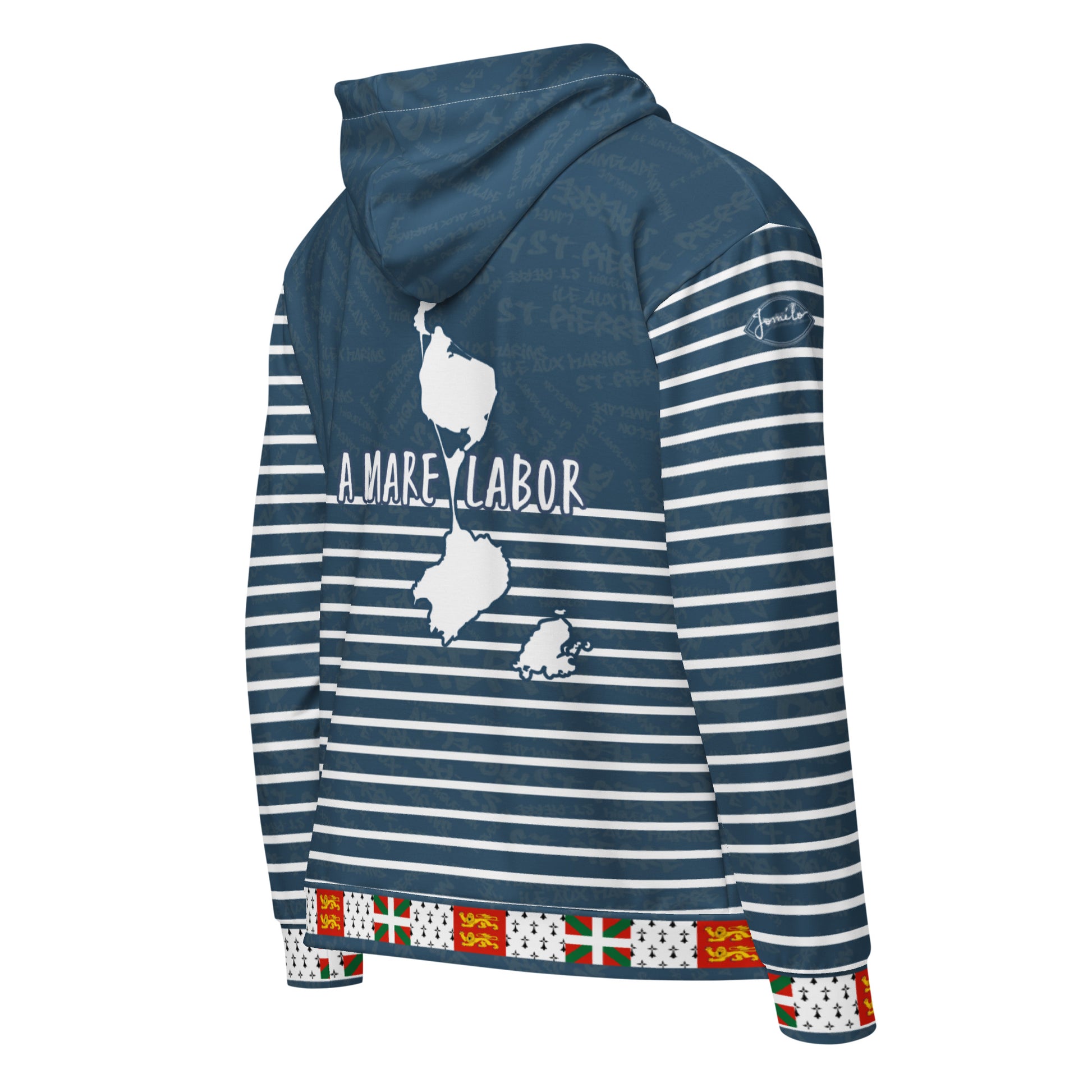 Sweat à capuche zippé "St Pierre et Miquelon"