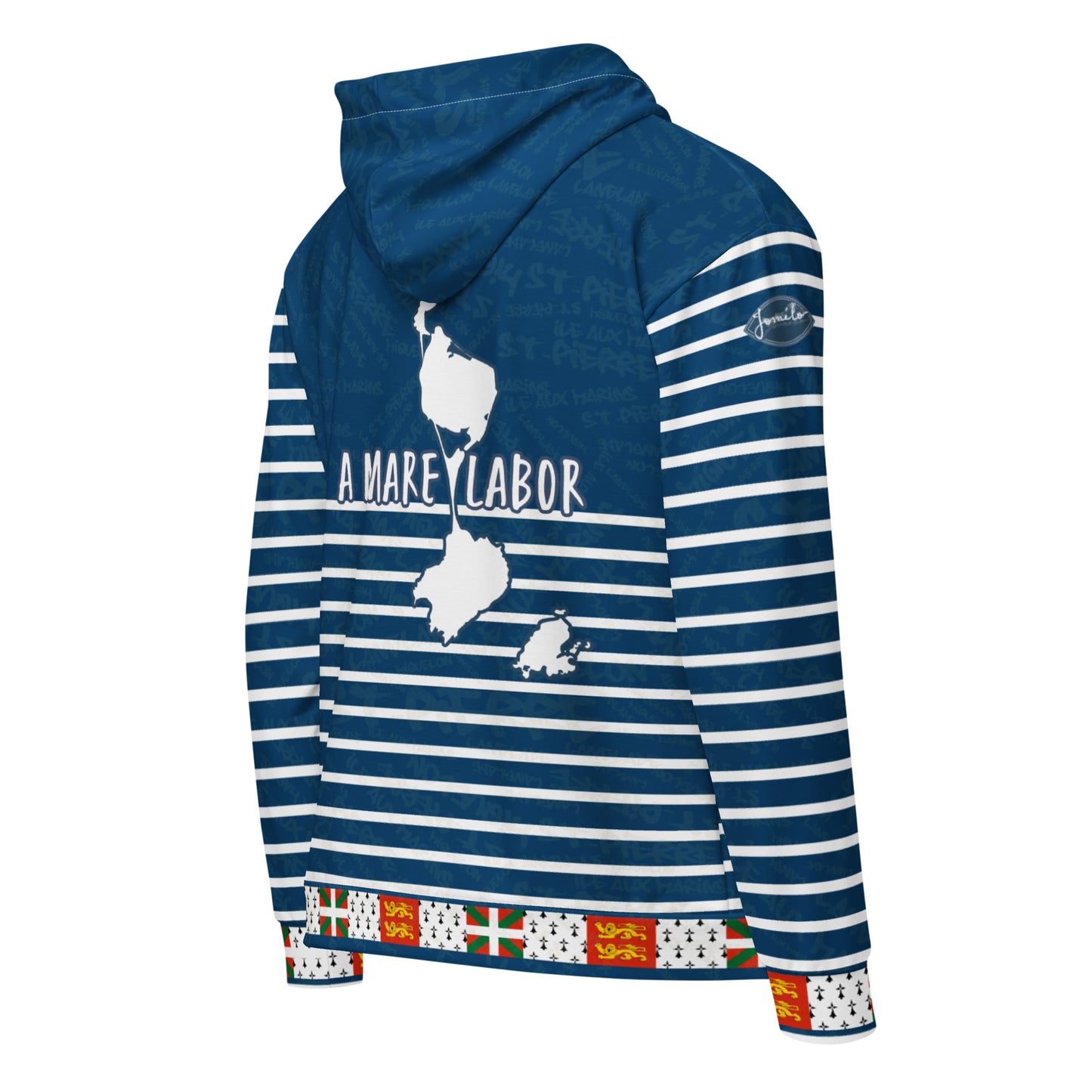 Sweat à capuche zippé "St Pierre et Miquelon"