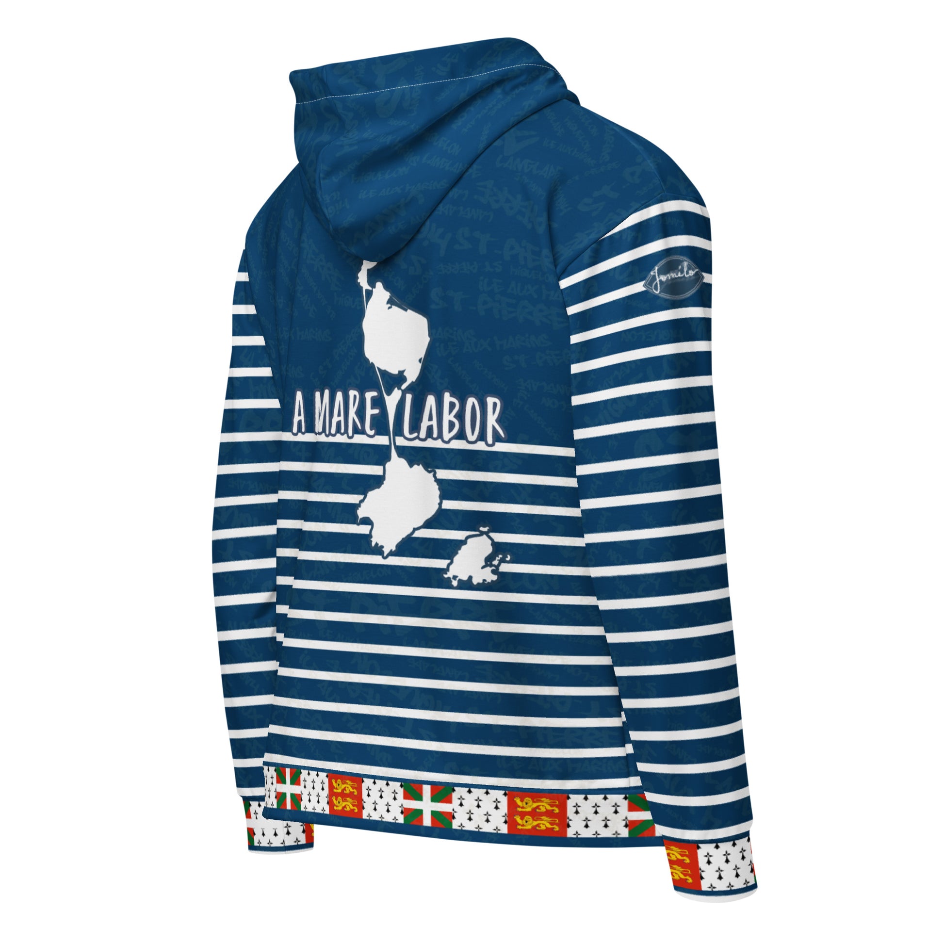 Sweat à capuche zippé "St Pierre et Miquelon"