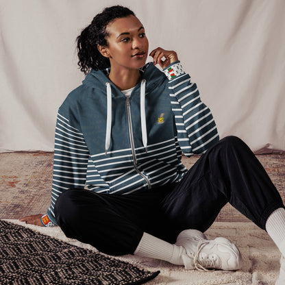 Sweat à capuche zippé "St Pierre et Miquelon"