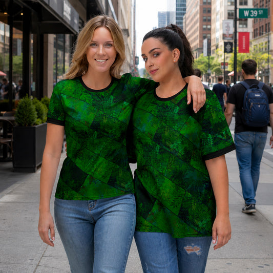 T-shirt Femme Fougère "Vert Printemps" jomelo