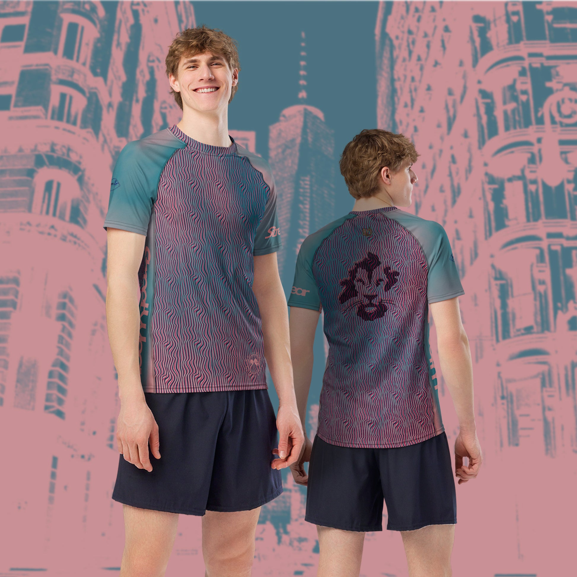 T-shirt Green Pink - jomélo
