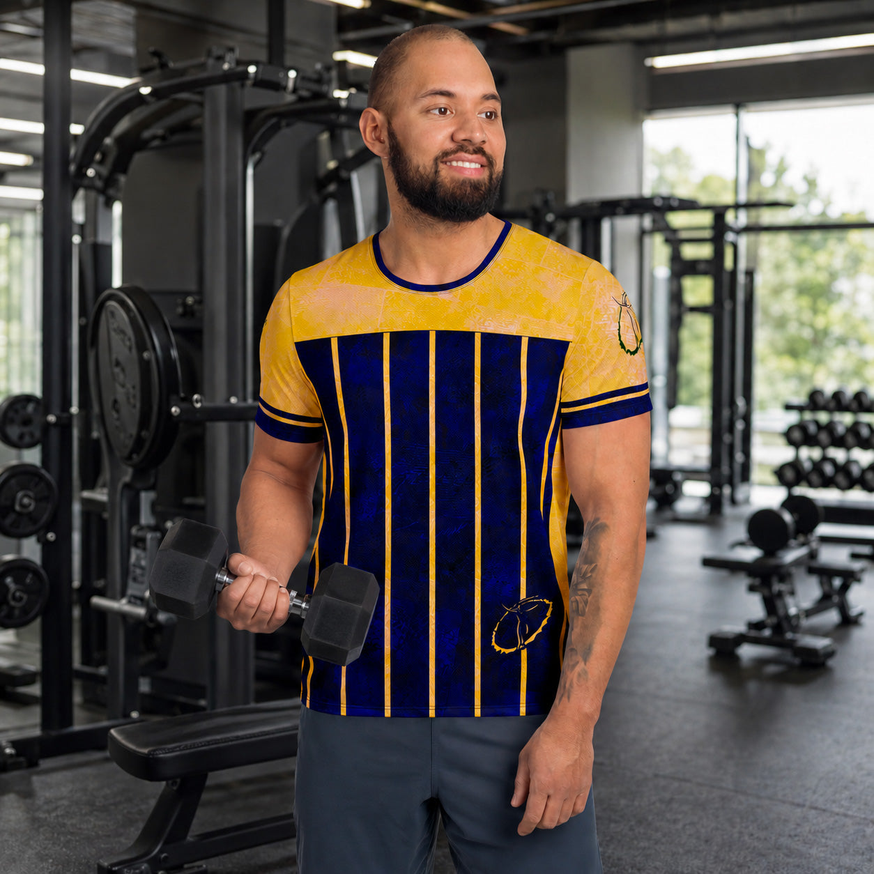 T-shirt de Sport Fougère Homme "Bleu Marine" jomélo
