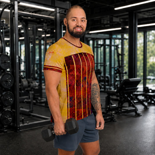 T-shirt de Sport Fougère Homme "Rouge Flamboyant" jomelo