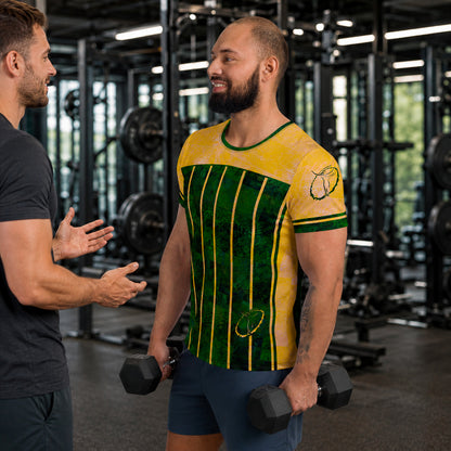 T-shirt de Sport Fougère Homme "Vert Printemps" jomelo