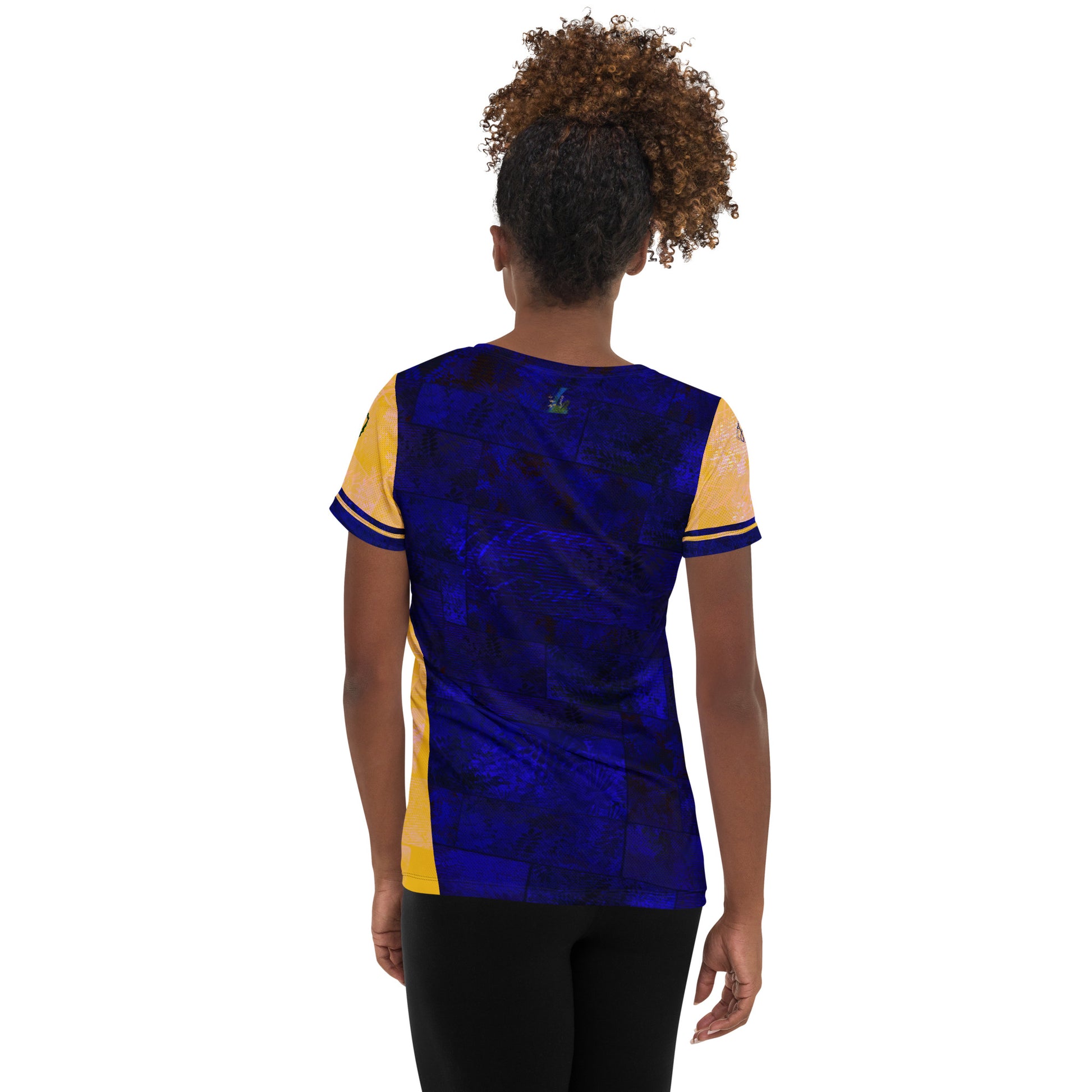 T-shirt de sport femmes Fougère  "Bleu Marine" jomélo