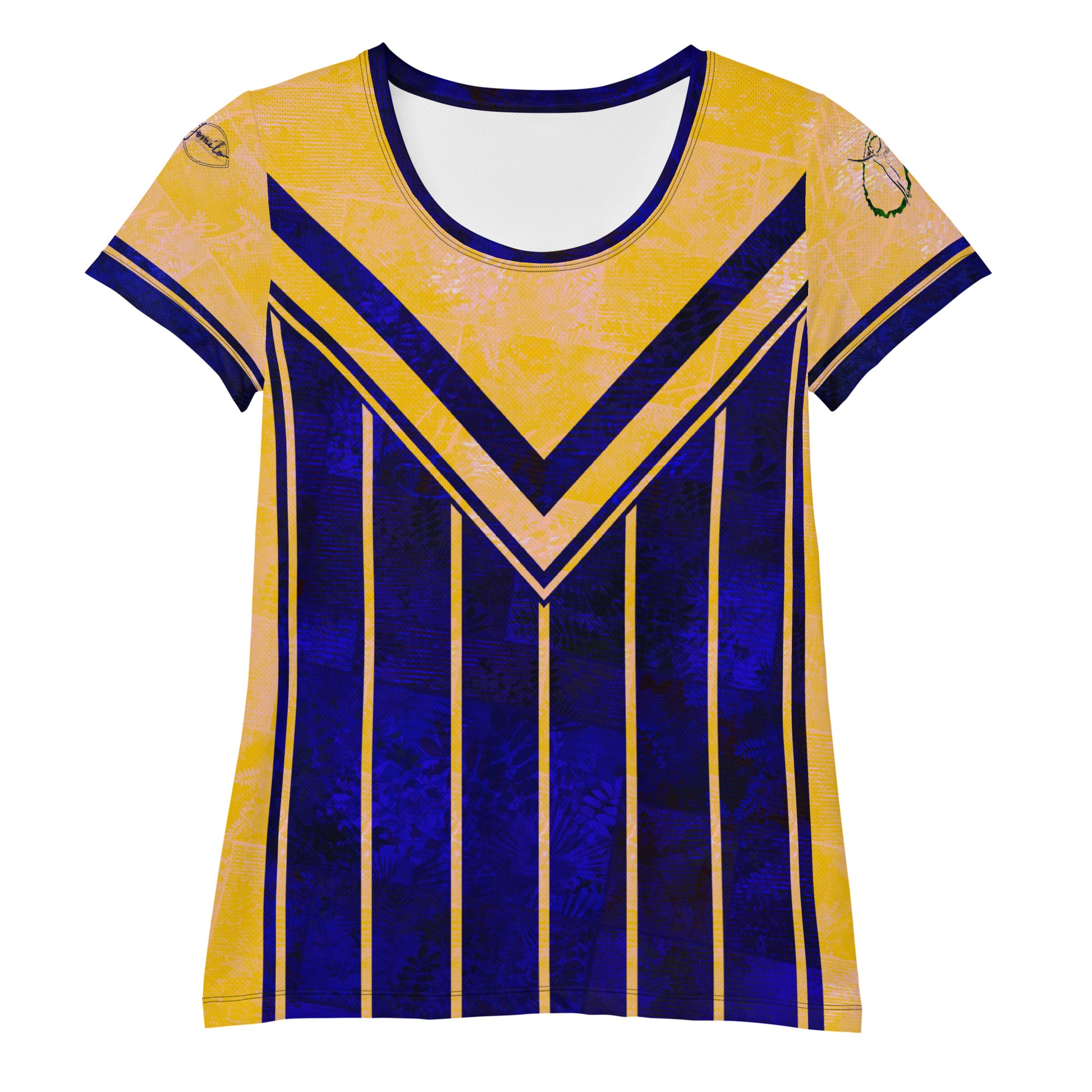 T-shirt de sport femmes Fougère  "Bleu Marine" jomélo