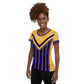 T-shirt de sport femmes Fougère  "Bleu Marine" jomélo