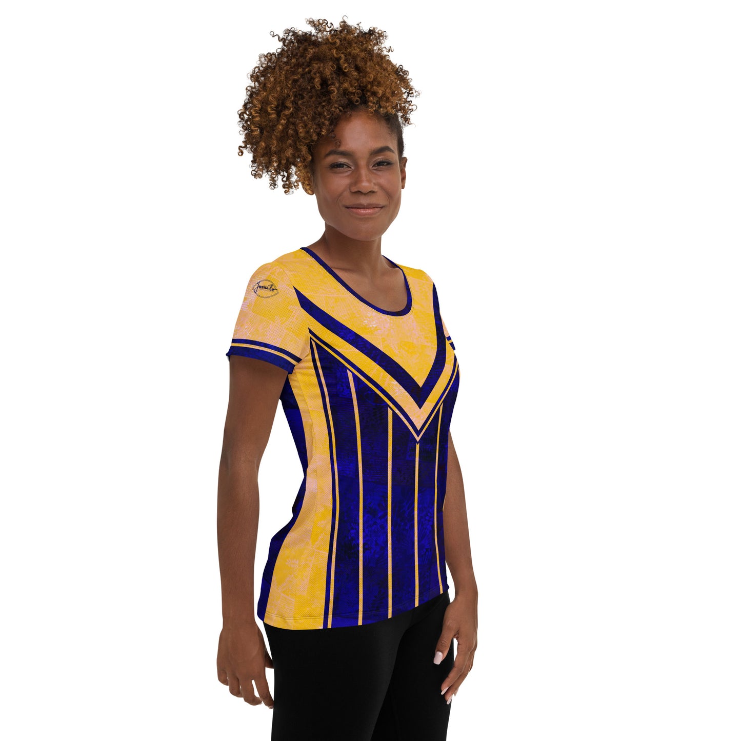 T-shirt de sport femmes Fougère  "Bleu Marine" jomélo