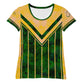 T-shirt de sport femmes Fougère "Vert Printemps" Jomélo