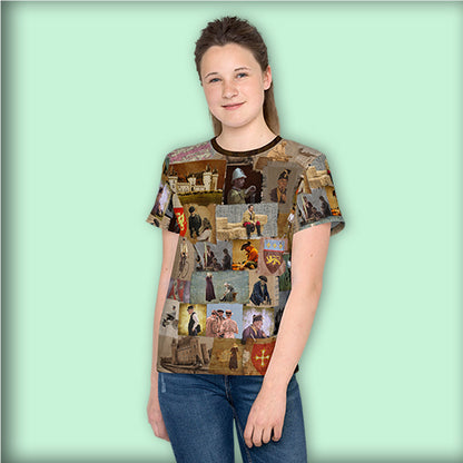 T-shirt patchwork adolescent "les Hommes du Passé" 2022