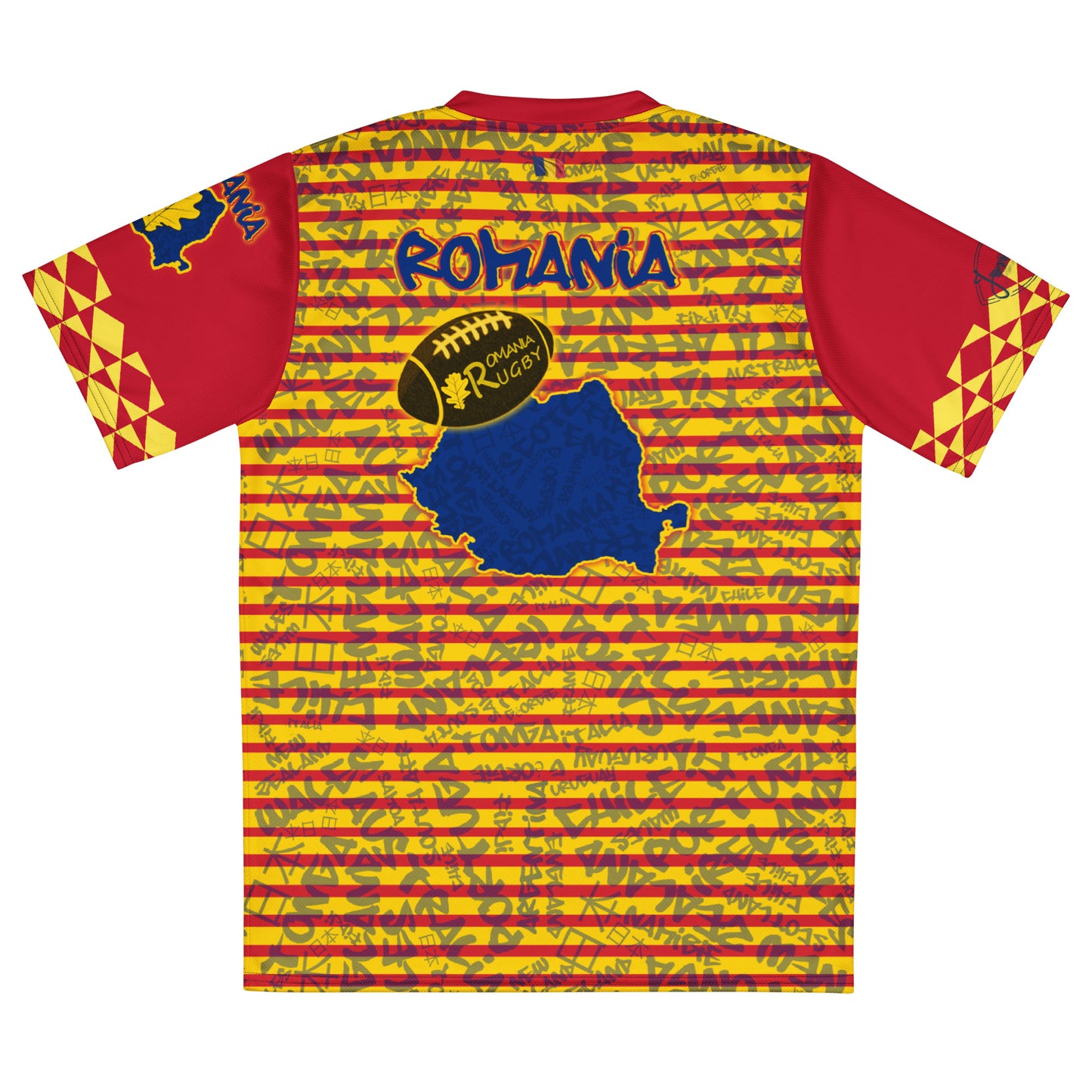 t-shirt jomelo rugby Roumain