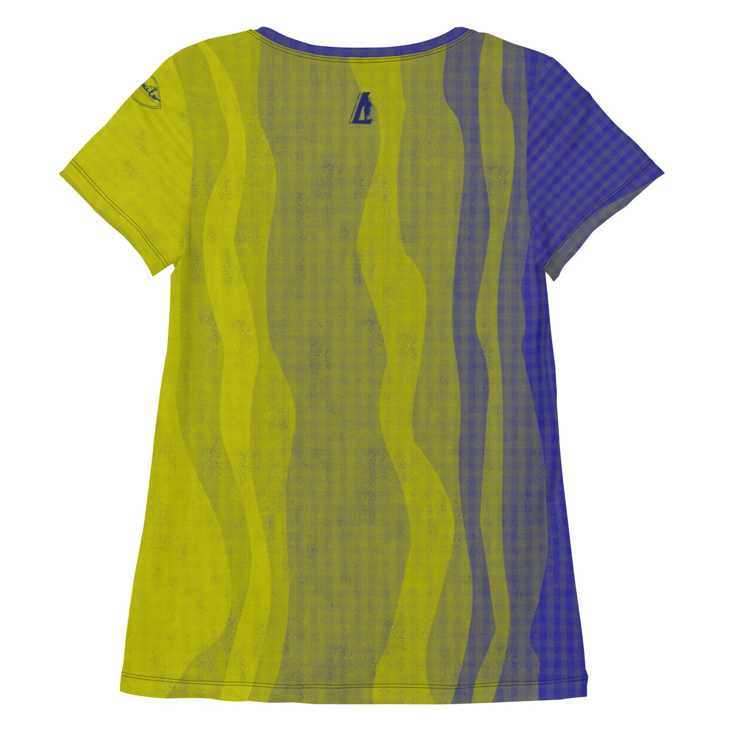 T-shirt de sport femmes "River Yellow Blue"