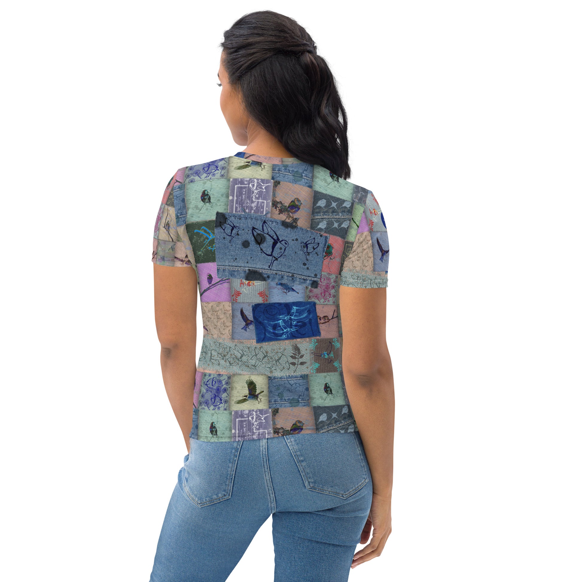 t-shirt jomelo patchwork