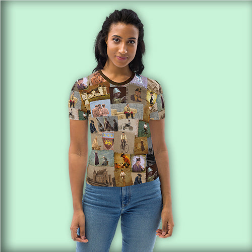 T-shirt patchwork Femme "Les hommes du Passé" 2022