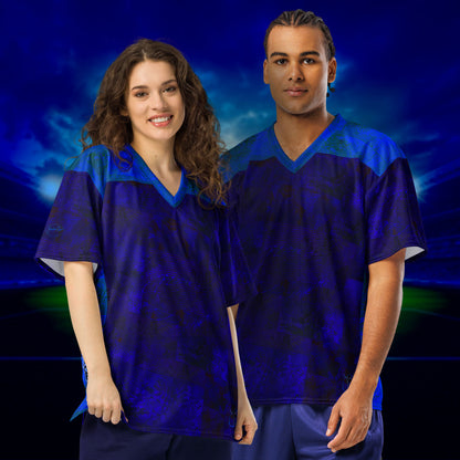 Maillot de Sport "Fougère Cocktail Blue" Jomélo