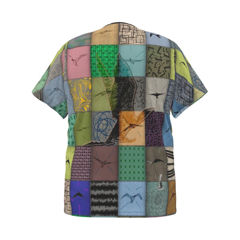 Cormorant patchwork t-shirt