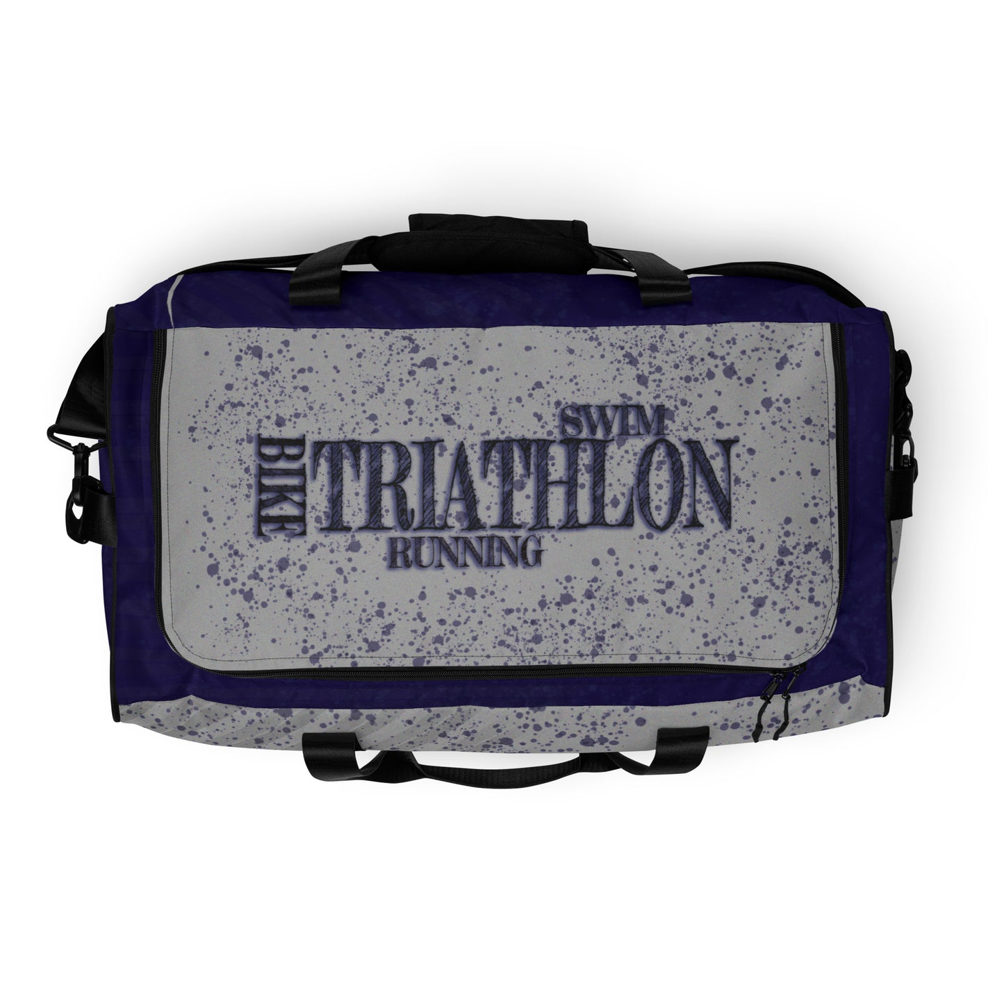 Sac de sport ou de voyage "Triathlon gris/bleu"