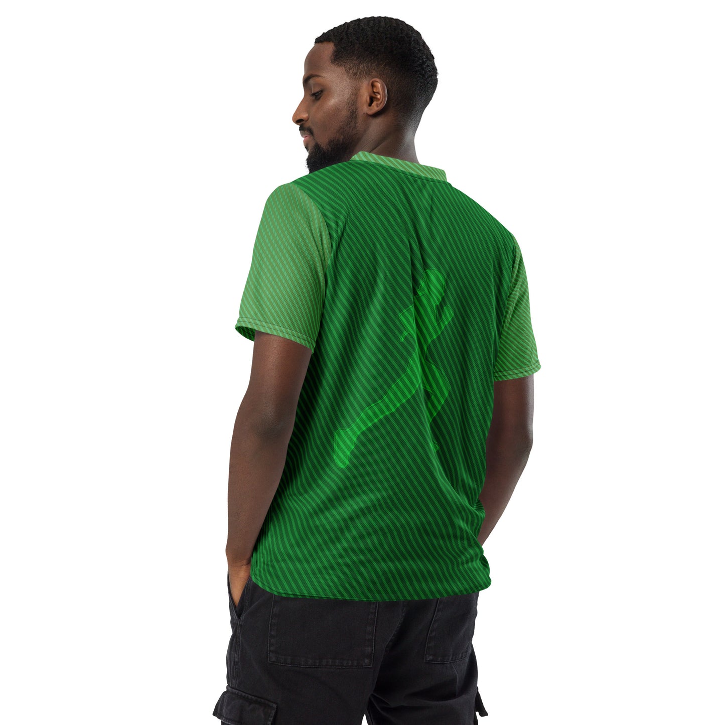 Maillot de sport homme "Run Green"