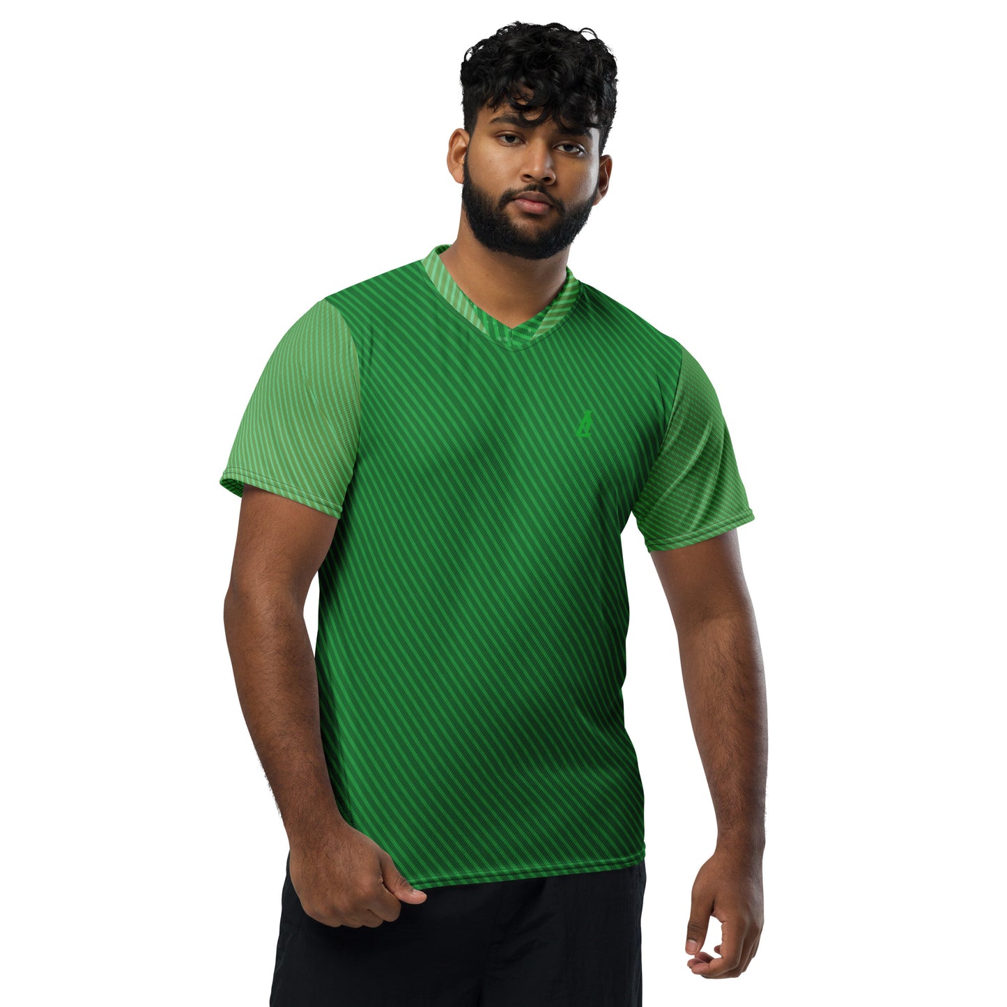 Maillot de sport homme "Run Green"