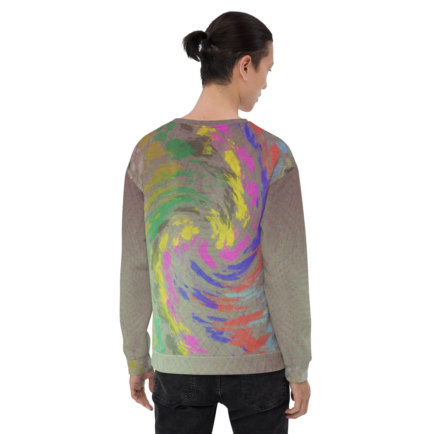 Sweat-Shirt Unisexe "Spring Cyclone Paint "