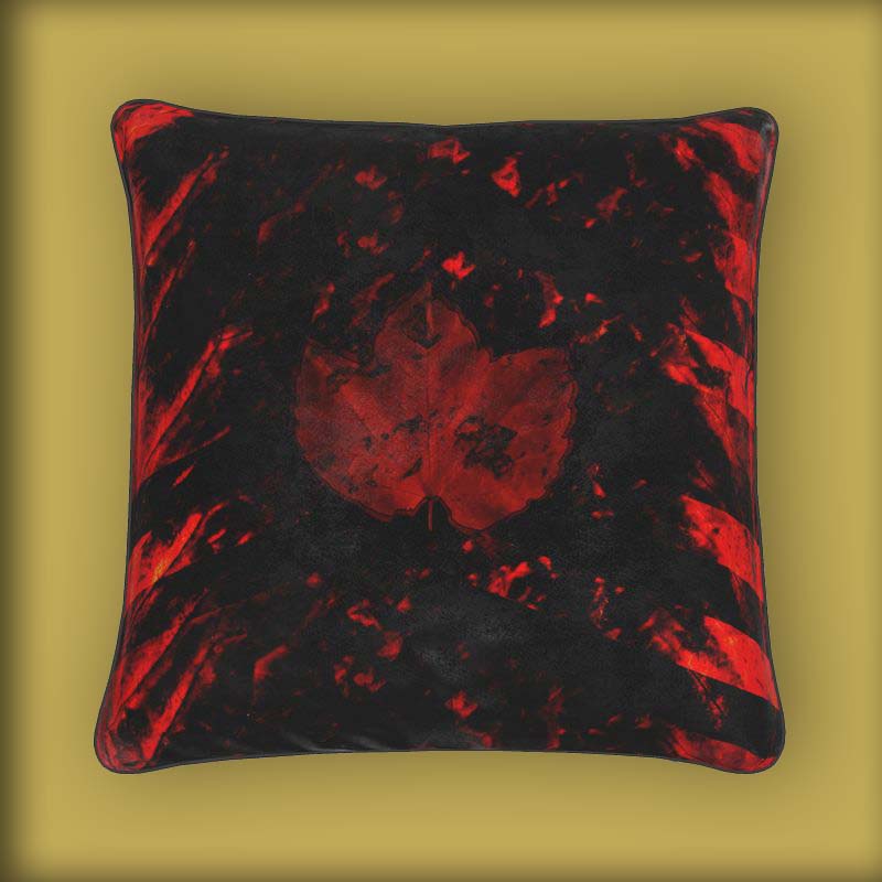 Coussin "Fall black"