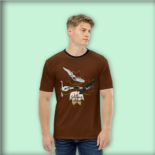 T-Shirt homme "Brown Sologne"