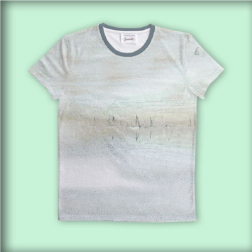 T-shirt "a Mist on Lake Hourtin" 