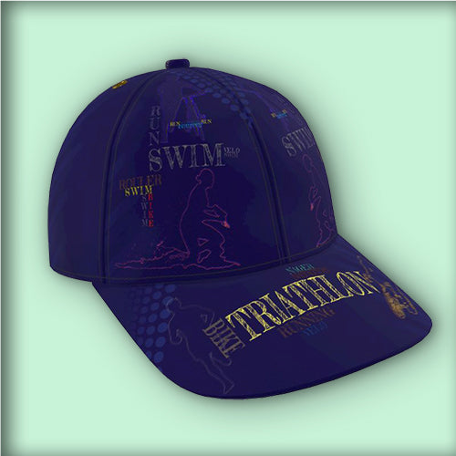 Cap "Triathlon blue purple" 