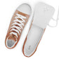 Baskets hautes en toile femme "Tri Brun"